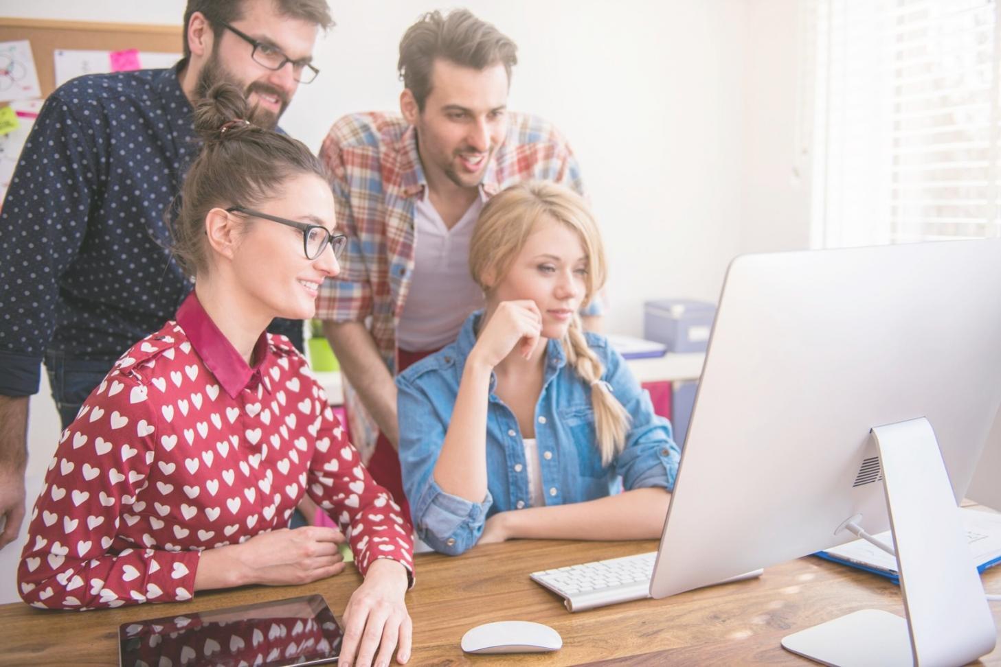Séance de travail en formation financière